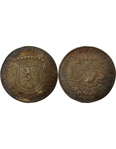 Jacques Charette Maire de Nantes Jeton Argent 1668