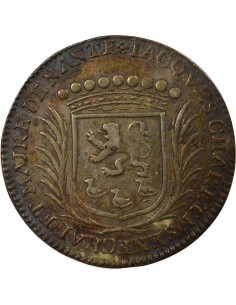 Jacques Charette Maire de Nantes Jeton Argent 1668 2