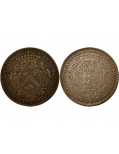 René Le Ray Maire de Nantes Jeton Argent 1730