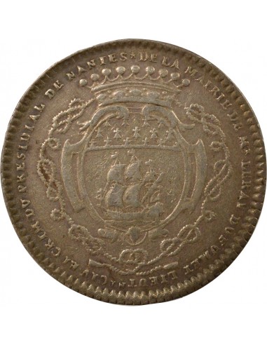 René Le Ray Maire de Nantes Jeton Argent 1730