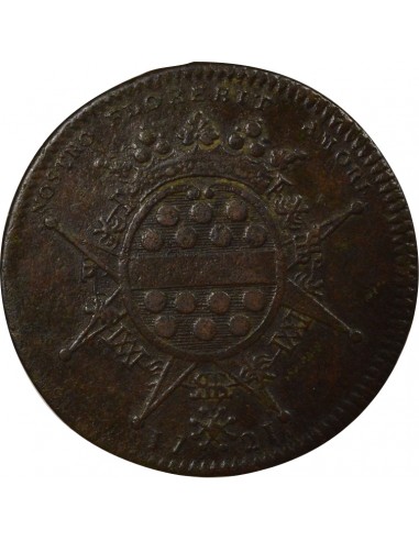 Gérard Mellier Maire de Nantes Jeton Cuivre 1721