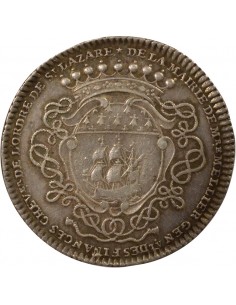 Gérard Mellier Maire de Nantes Jeton Argent 1721 2