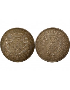 François Libault Maire de Nantes Jeton Argent 1766-1767