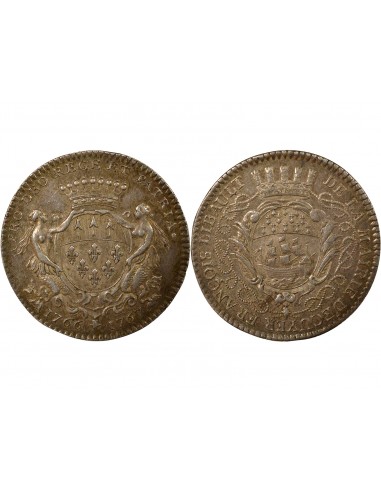 François Libault Maire de Nantes Jeton Argent 1766-1767