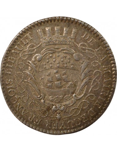 François Libault Maire de Nantes Jeton Argent 1766-1767