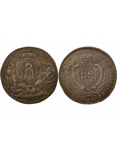Jean-Baptiste Gellée de Prémion Maire de Nantes Jeton Argent 1776