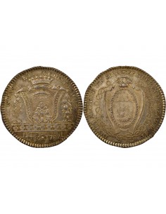 Georges Guérin de Beaumont Maire de Nantes Jeton Argent 1786-1787