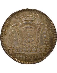 Georges Guérin de Beaumont Maire de Nantes Jeton Argent 1786-1787 2