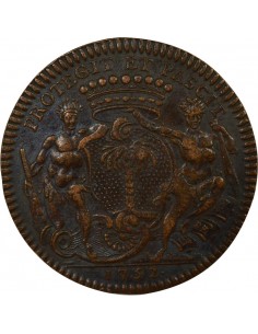 Mathurin Bellabre Maire de Nantes Jeton Cuivre 1752 2