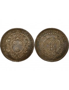 François Moricaud Maire de Nantes Jeton Argent 1738