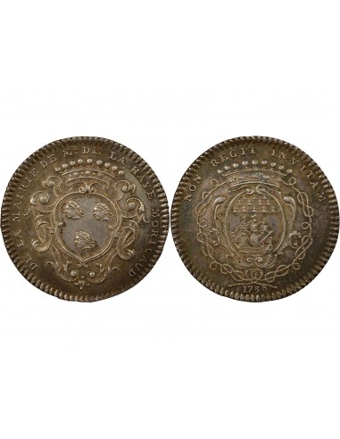 François Moricaud Maire de Nantes Jeton Argent 1738