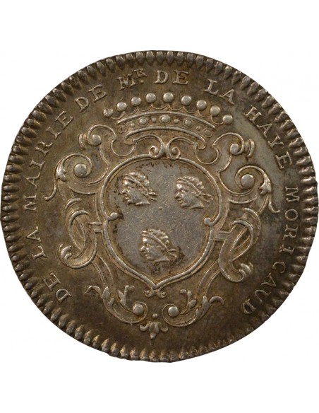 François Moricaud Maire de Nantes Jeton Argent 1738