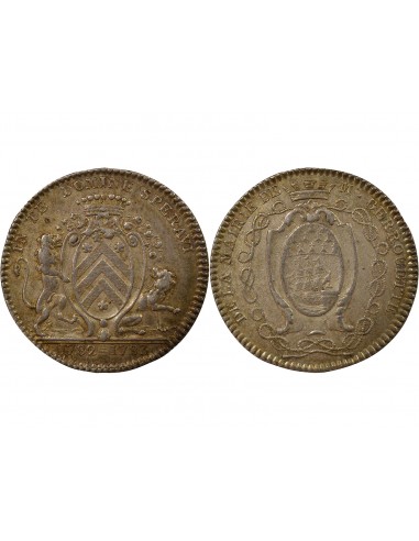 Jean-Jacques Berrouette Maire de Nantes Jeton Argent 1782-1783