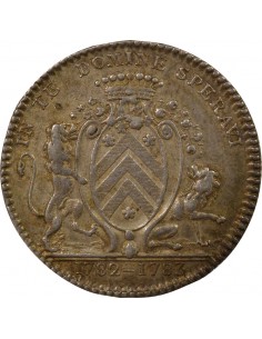 Jean-Jacques Berrouette Maire de Nantes Jeton Argent 1782-1783 2