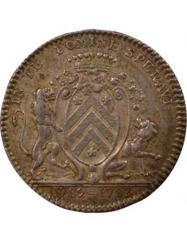 Jean-Jacques Berrouette Maire de Nantes Jeton Argent 1782-1783