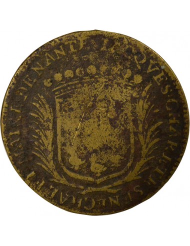 Jacques Charette Maire de Nantes Jeton Laiton 1668