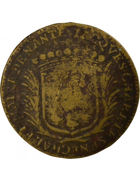 Jacques Charette Maire de Nantes Jeton Laiton 1668