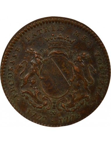 Pierre de la Ville de Chambardet Maire / Intendant de Nantes Jeton Cuivre 1845-1860 A Paris