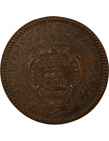 Pierre de la Ville de Chambardet Maire / Intendant de Nantes Jeton Cuivre 1845-1860 A Paris