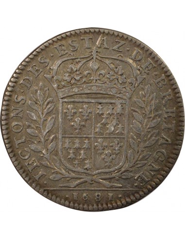 Louis XIV Etats de Bretagne Argent 1681