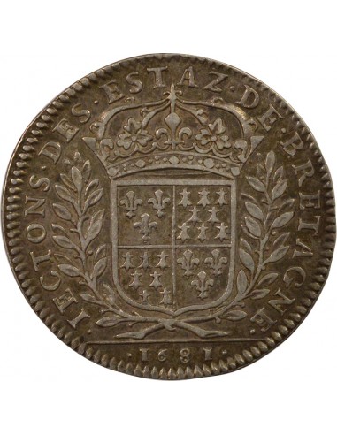 Louis XIV Etats de Bretagne Argent 1681