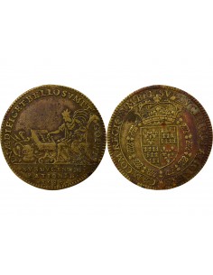 Chambre des Comptes de Bretagne Jeton Laiton 1589