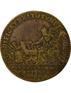 Chambre des Comptes de Bretagne Jeton Laiton 1589 2