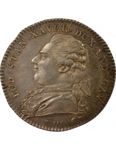 Louis XVIII Maire d'Angers Jeton Argent 2