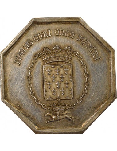 La Bretagne Jeton Argent Poinçon Main (1845-1860)