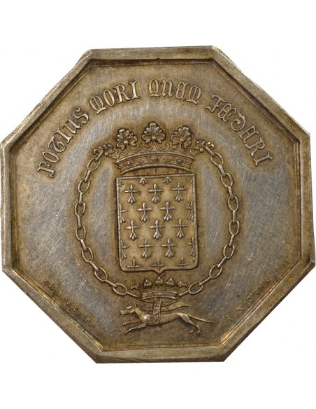 La Bretagne Jeton Argent Poinçon Main (1845-1860)