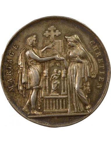 Mariage Jeton Argent 1845-1860