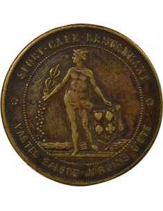 Publicitaire Jeton Argent 1890-1900 2