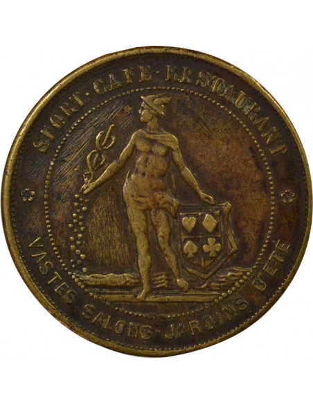 Publicitaire Jeton Argent 1890-1900