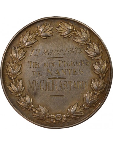 Concours de Tir Jeton Argent 1883