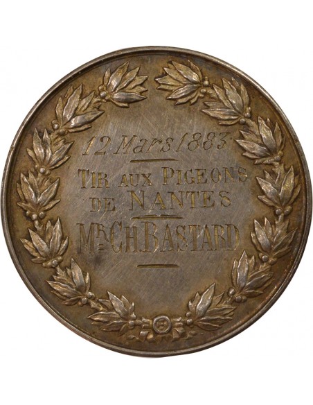 Concours de Tir Jeton Argent 1883