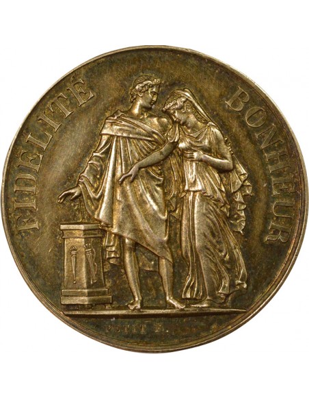 Mariage Jeton Argent 1885