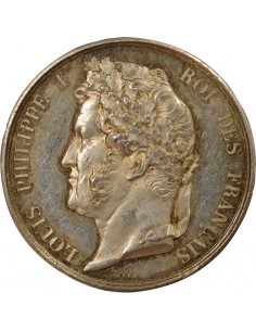 Louis-Philippe Ier Chambre de Commerce de Nantes Jeton Argent 1860-1879 2