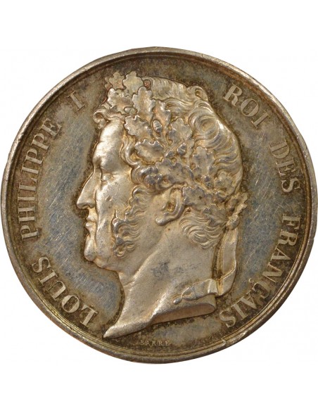 Louis-Philippe Ier Chambre de Commerce de Nantes Jeton Argent 1860-1879