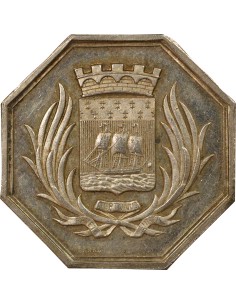Chambre de Commerce de Nantes Jeton Argent 1860-1879 2