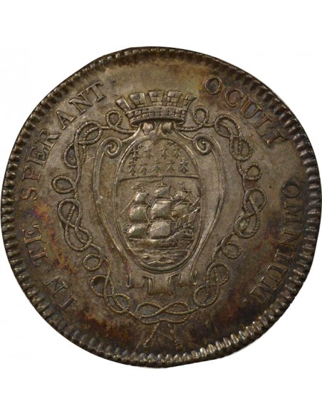 Marchands Drapiers de Nantes Jeton Argent 1788
