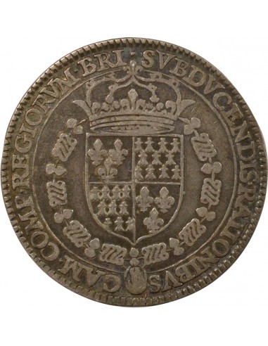 Henri III Chambre des Comptes de Bretagne Jeton Argent 1577