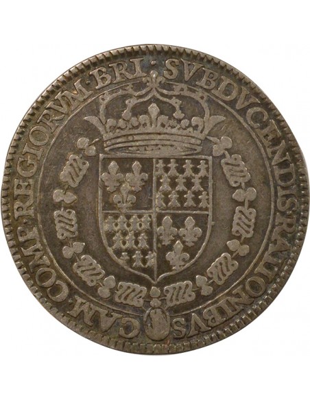 Henri III Chambre des Comptes de Bretagne Jeton Argent 1577