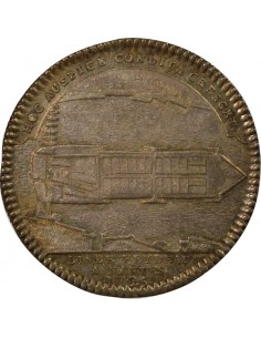 Paul Esprit Feydeau de Brou Intendant de Bretagne Jeton Argent 1725 2