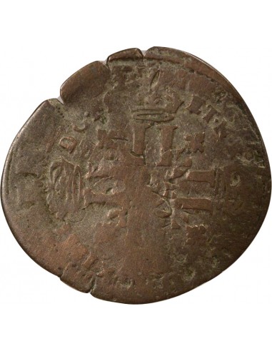 Louis XIV Aux Huit L 1 quinzain Billon 1695 D Lyon