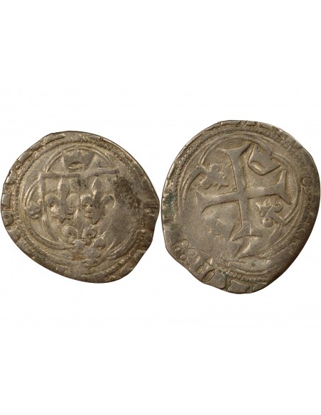 François Ier A la Couronne Grand Blanc à la Couronne Billon 1515-1557 MA Marseille