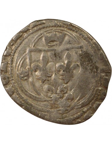 François Ier A la Couronne Grand Blanc à la Couronne Billon 1515-1557 MA Marseille