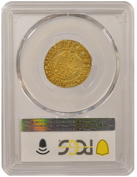 Pays-Bas Ferdinand & Isabelle Rois Catholiques 1 Ducat Or 1590-1593 Kampen