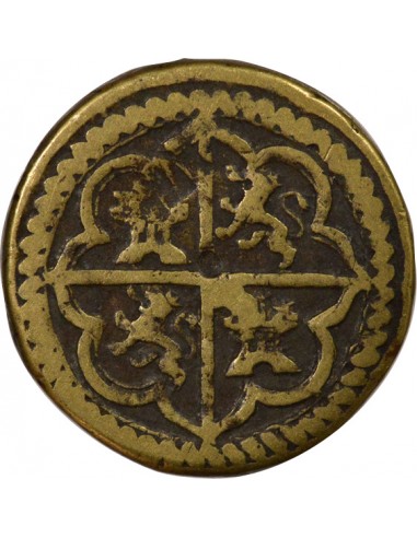 Espagne Poids Monétaire du Real Espagnol 4 Reales Laiton