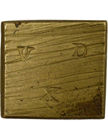 Espagne Ferdinand & Isabelle Poids Monétaire de Ferdinand et Isabelle 2 Ducats Laiton