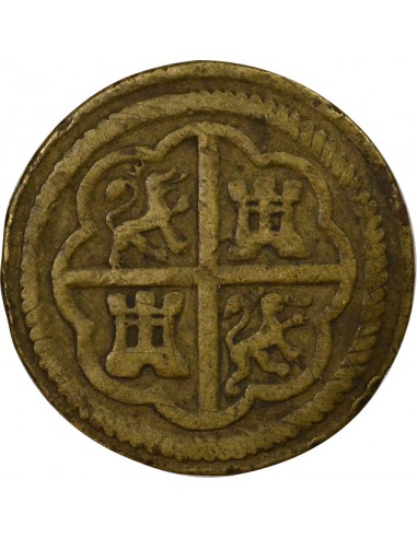 Espagne Poids Monétaire du Real Espagnol 8 Reales Laiton